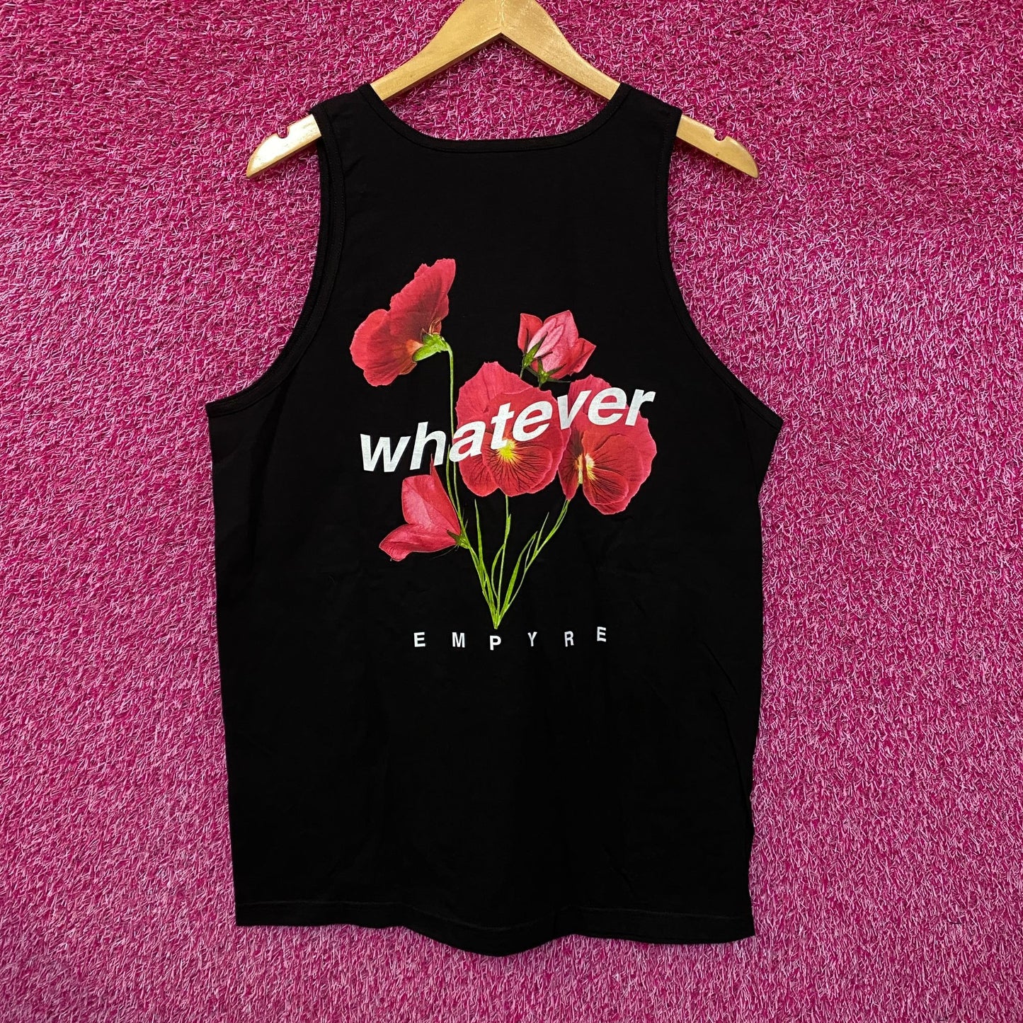 Empyre Whatever Orchids Wild Flower Streetwear Tank Top L