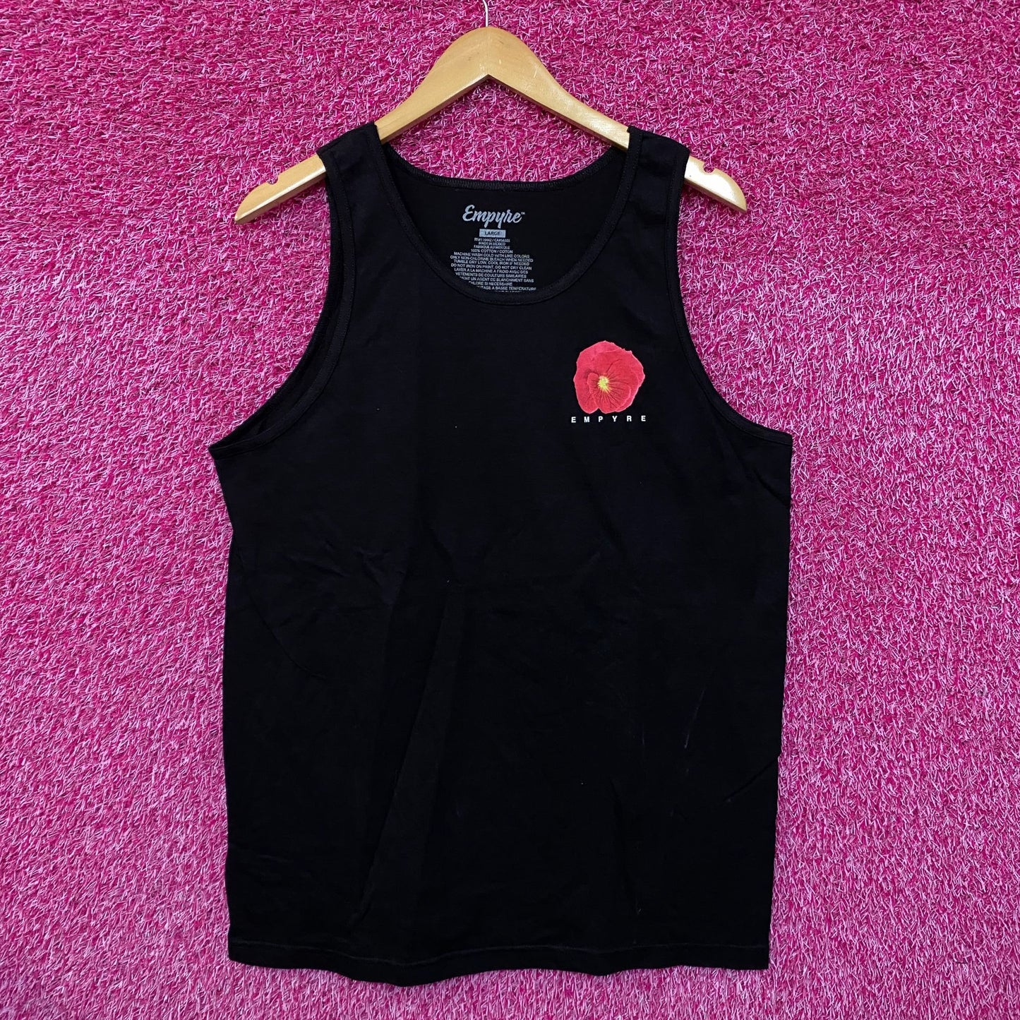 Empyre Whatever Orchids Wild Flower Streetwear Tank Top L