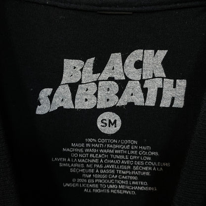 Black Sabbath Crowd Logo Heavy Metal Band T-Shirt Small