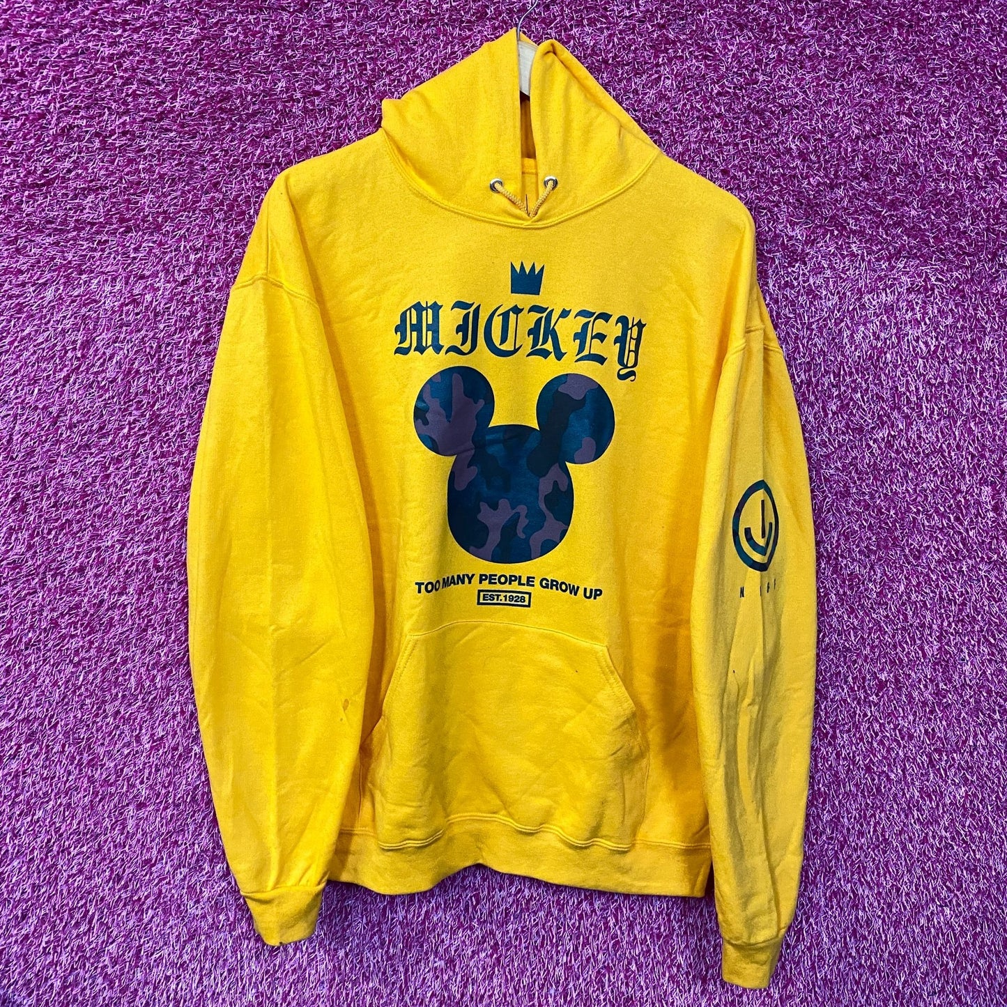 Crowned Mickey Camo Logo Disney Collection by Neff Hoodie L