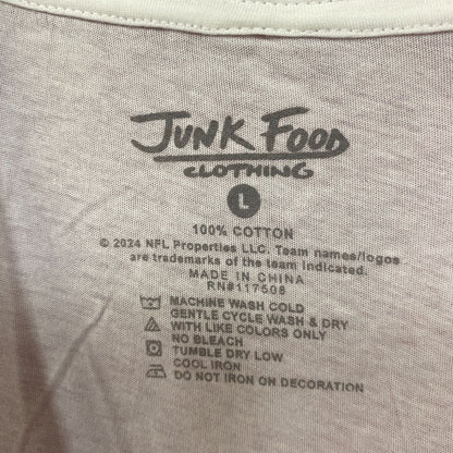 Junk Food NFL Kansas City Chiefs Sleeveless Cropped T-Shirt Large