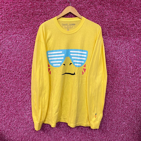 Carrots x Llama Lego Yellow Long Sleeve Tshirt size Extras Large