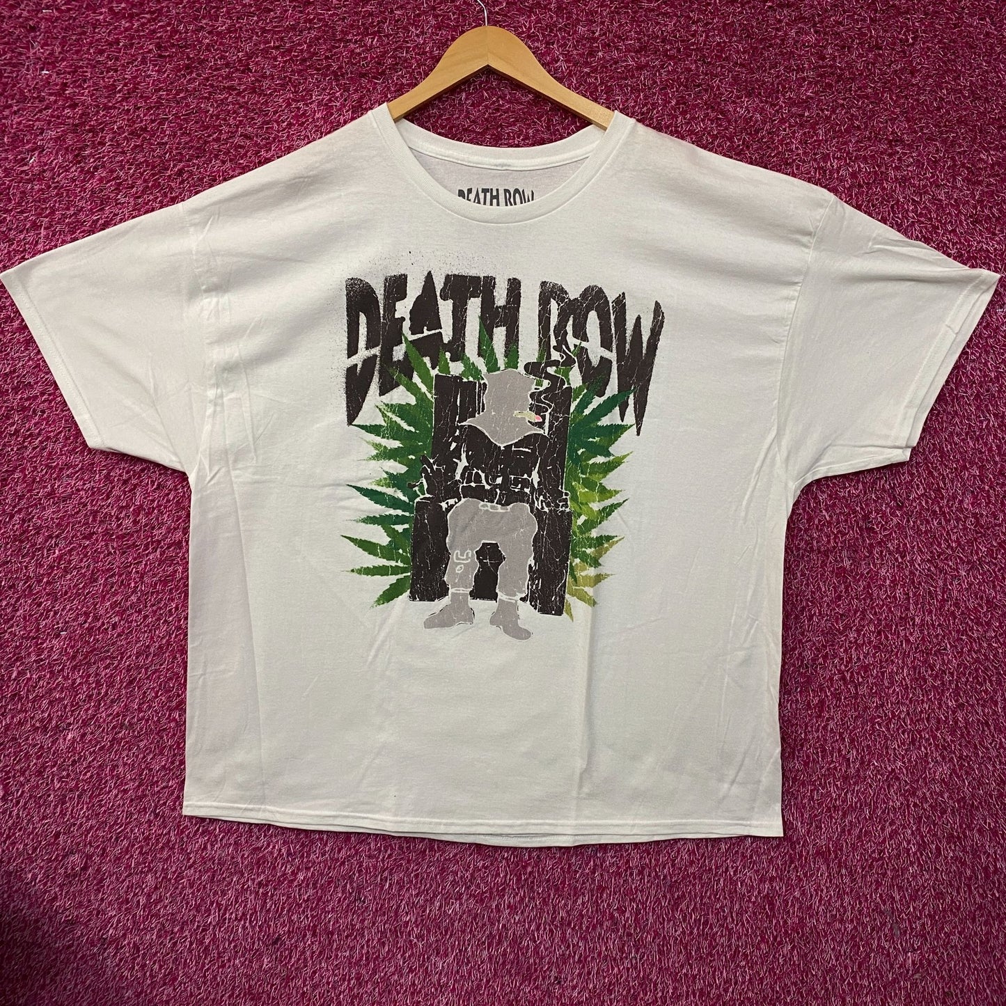 Death Row Records Puffy Electric Chair Inmate Logo Rap Tee 3XL