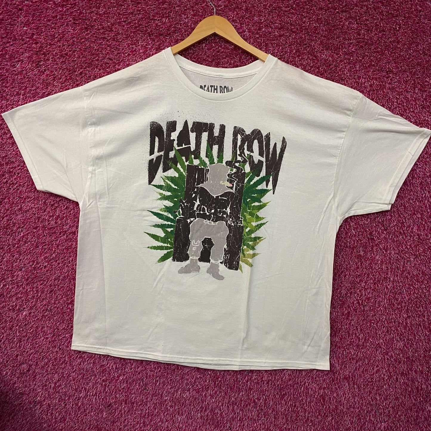 Death Row Records Puffy Electric Chair Inmate Logo Rap Tee 3XL