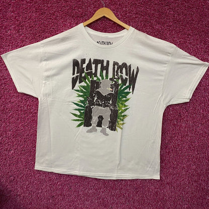 Death Row Records Puffy Electric Chair Inmate Logo Rap Tee 3XL