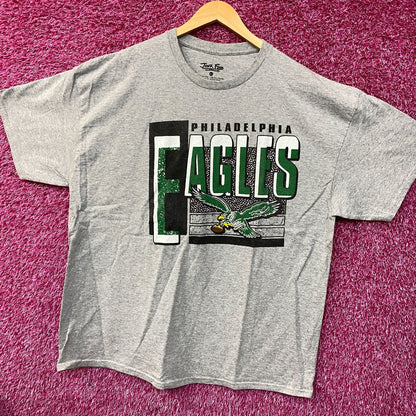 NFL Junk Food Philadelphia Eagles Gray Tshirt size XL