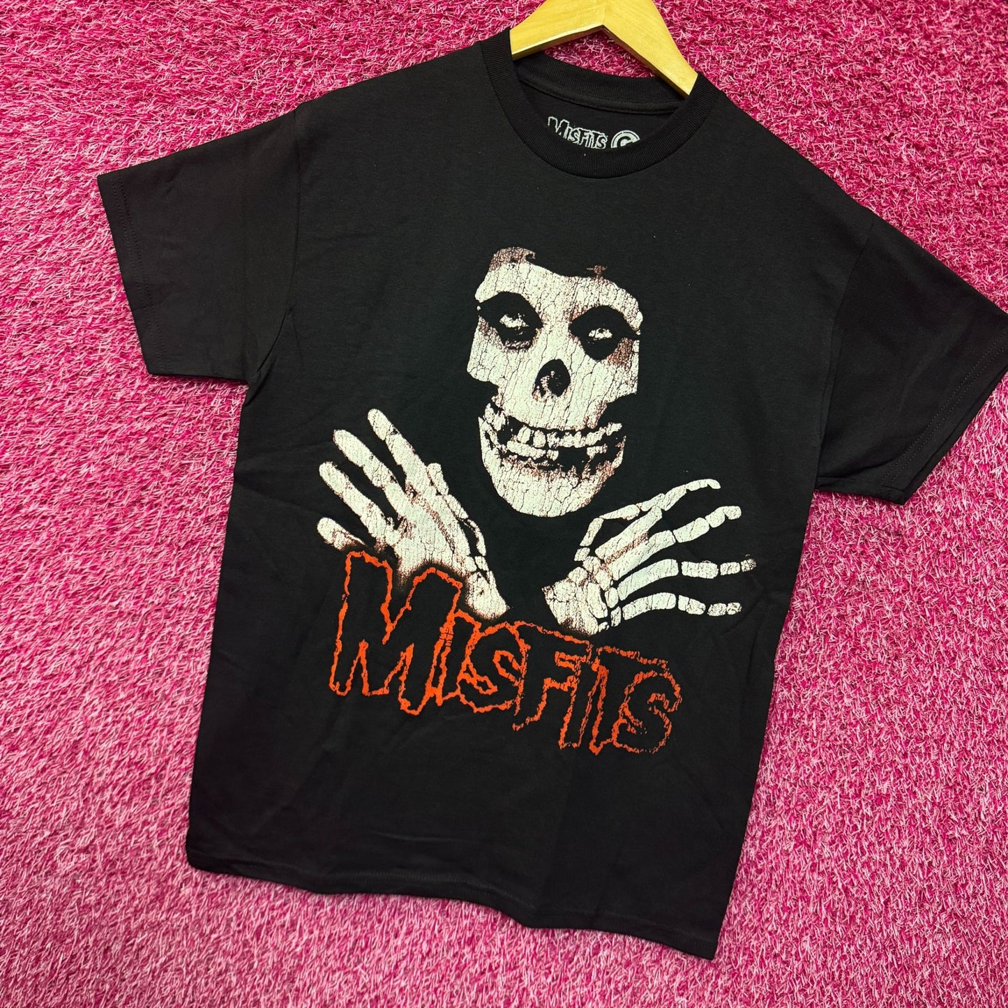 Misfits Crossed Arms Crimson Ghost Horror Punk Band Tee M