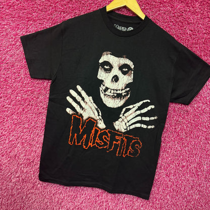 Misfits Crossed Arms Crimson Ghost Horror Punk Band Tee M