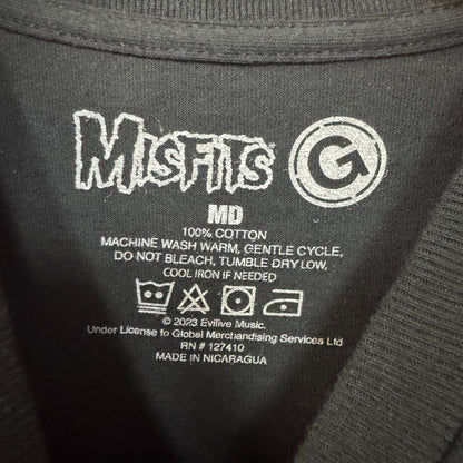 Misfits Crossed Arms Crimson Ghost Horror Punk Band Tee M