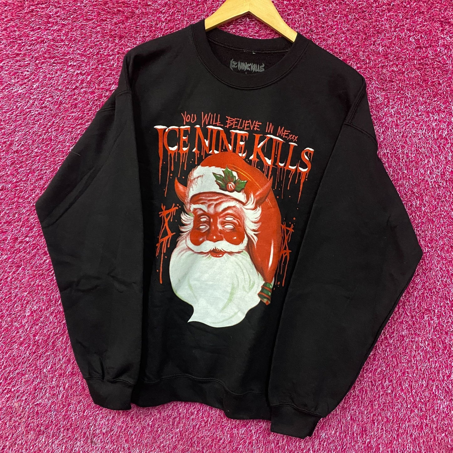 Ice Nine Kills You Will Believe in Me Krampus crewneck size Large