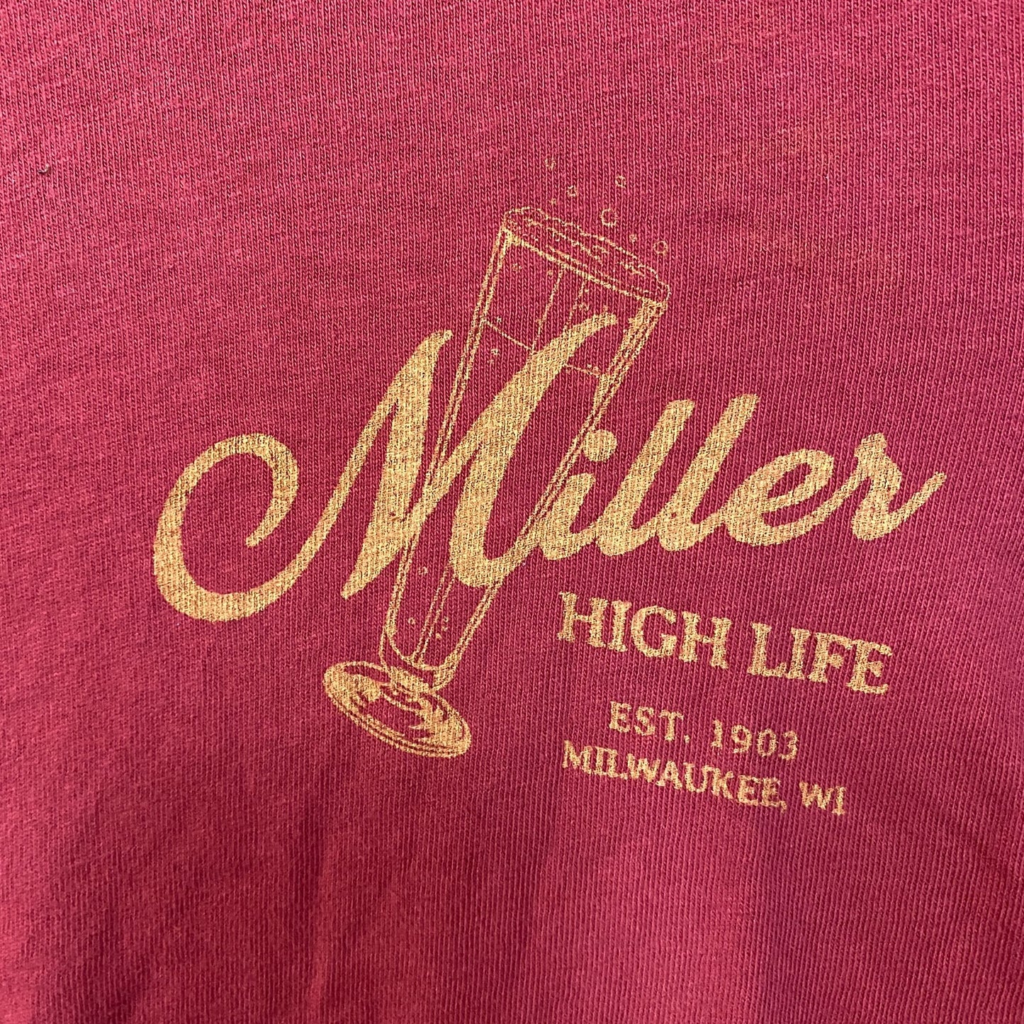 Junk Food Clothing Miller High Life Sportsman's Club T-Shirt XS