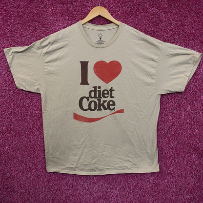 I Love Diet Coke Tshirt size XL
