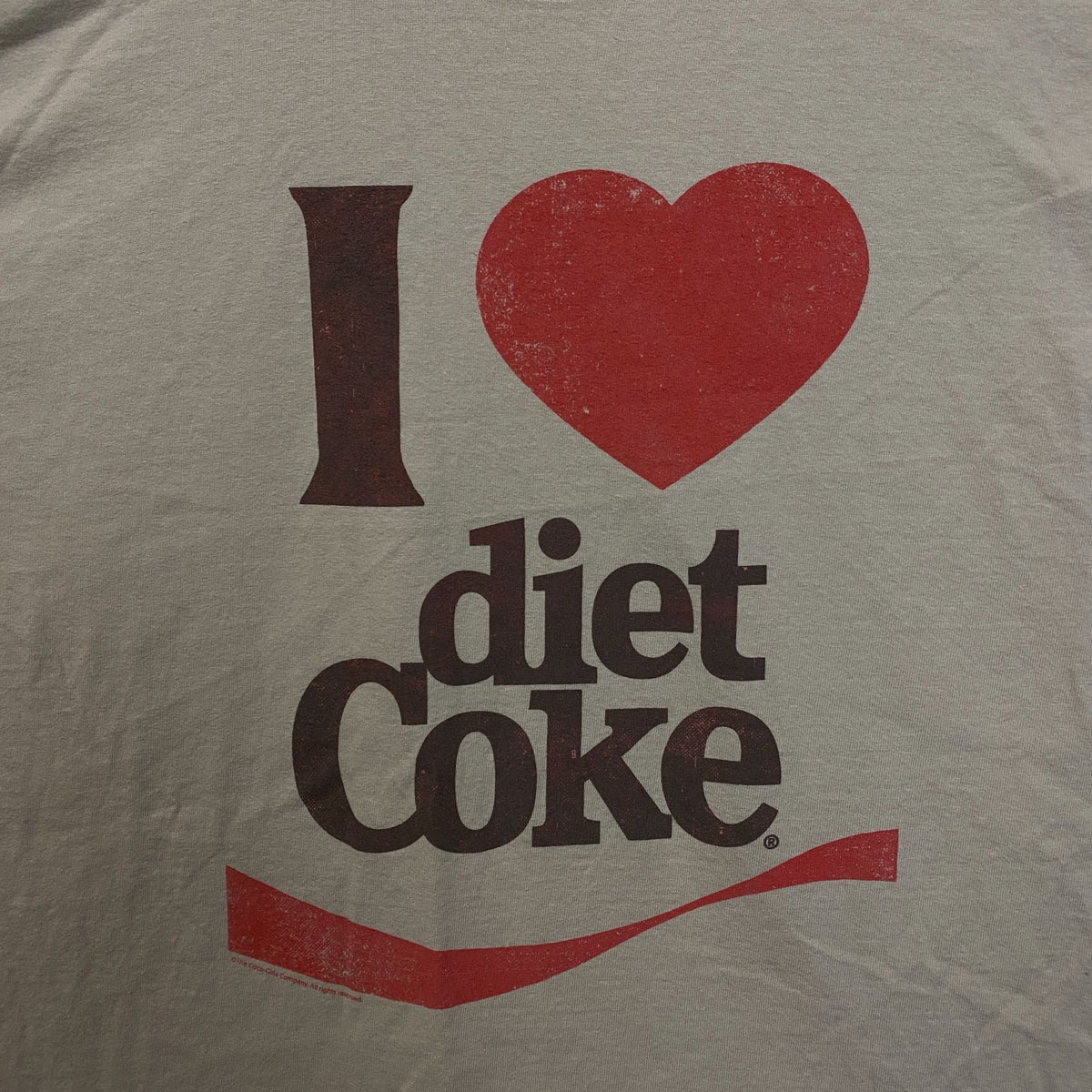 I Love Diet Coke Tshirt size XL