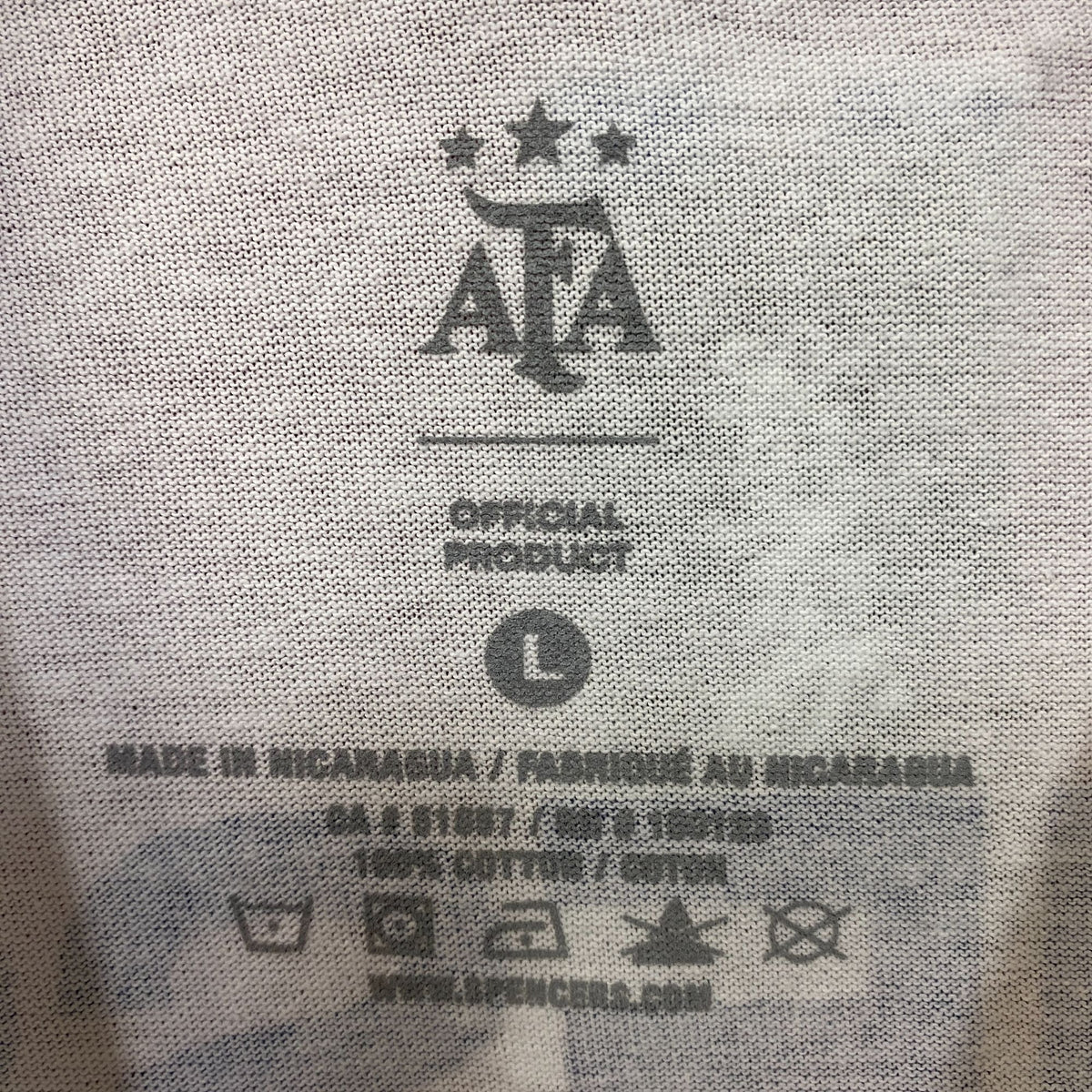 Adidas Argentina #10 Lionel Messi Graphic T-Shirt Large