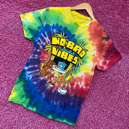 Scooby Doo No Bad Vibes tiedye Tshirt size medium