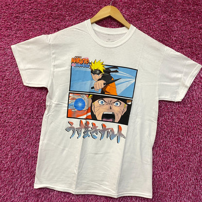 Naruto Shippuden Uzumaki Naruto Rasengan Anime T-Shirt Small