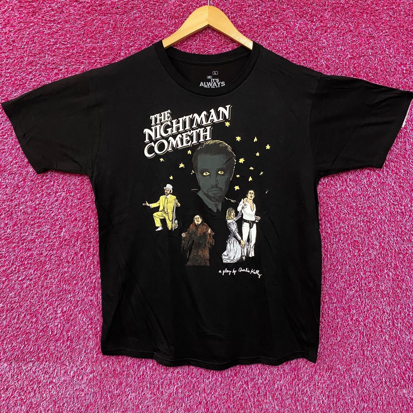 Ripple Junction x It's Always Sunny in Philadelphia The Nightman Cometh T-Shirt Large