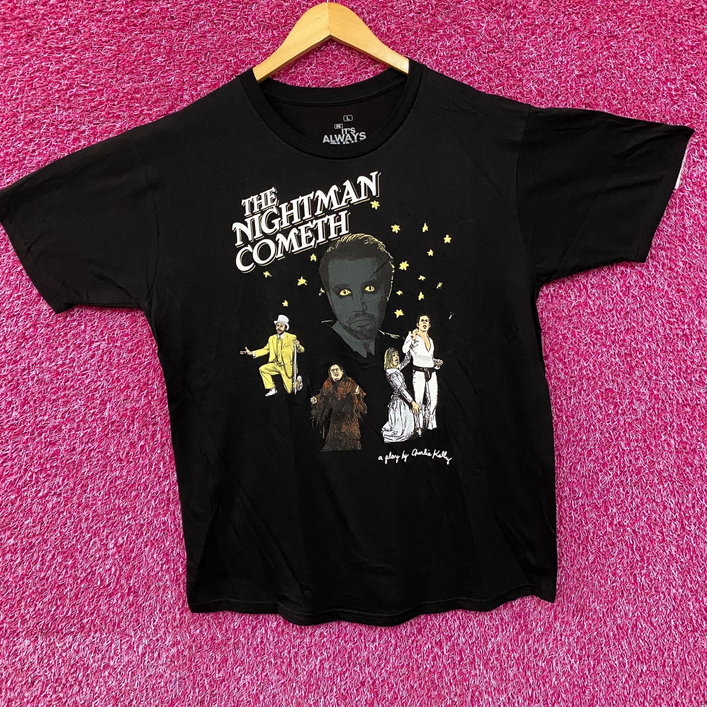 Ripple Junction x It's Always Sunny in Philadelphia The Nightman Cometh T-Shirt Large