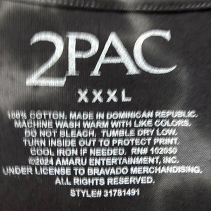 Tupac Shakur California Love Graphic Design Tie-Dye T-shirt XXXL