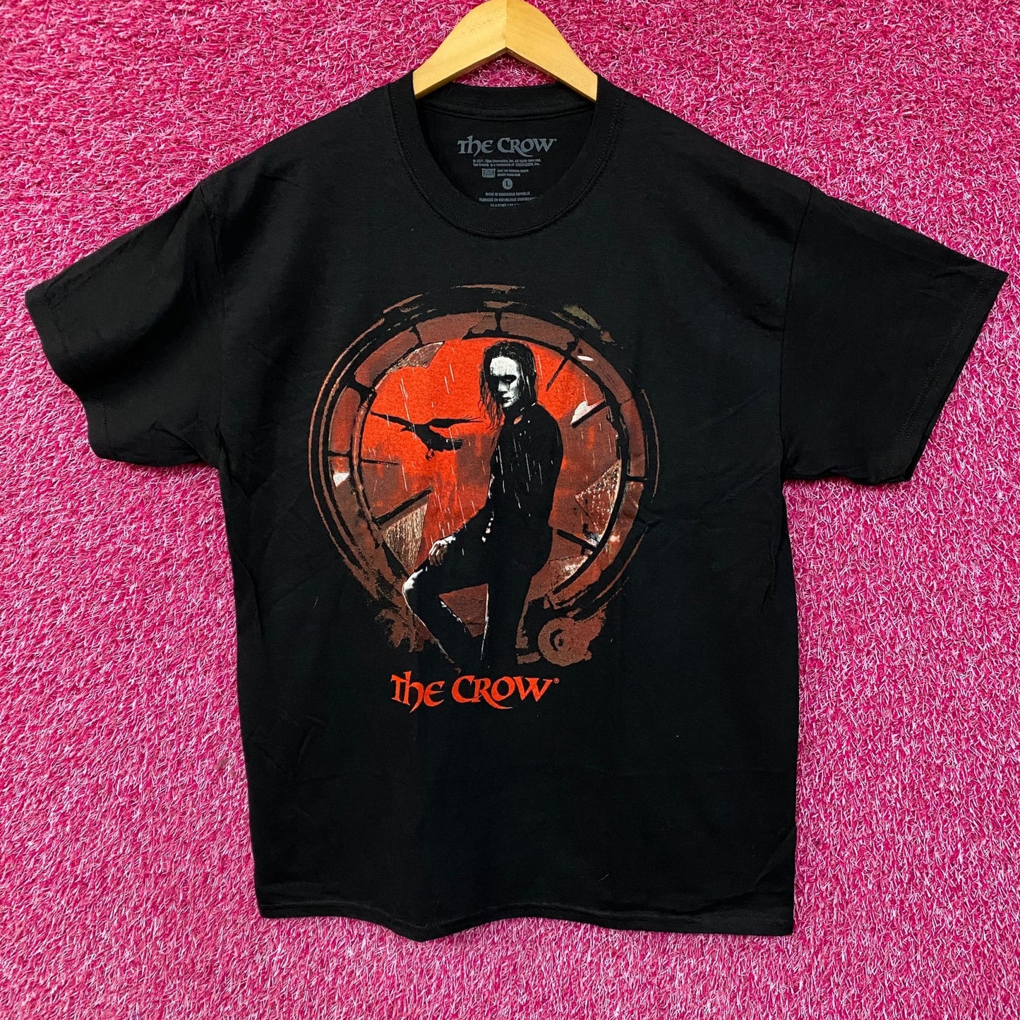 The Crow 1994 Movie Promo Poster Print T-Shirt Large