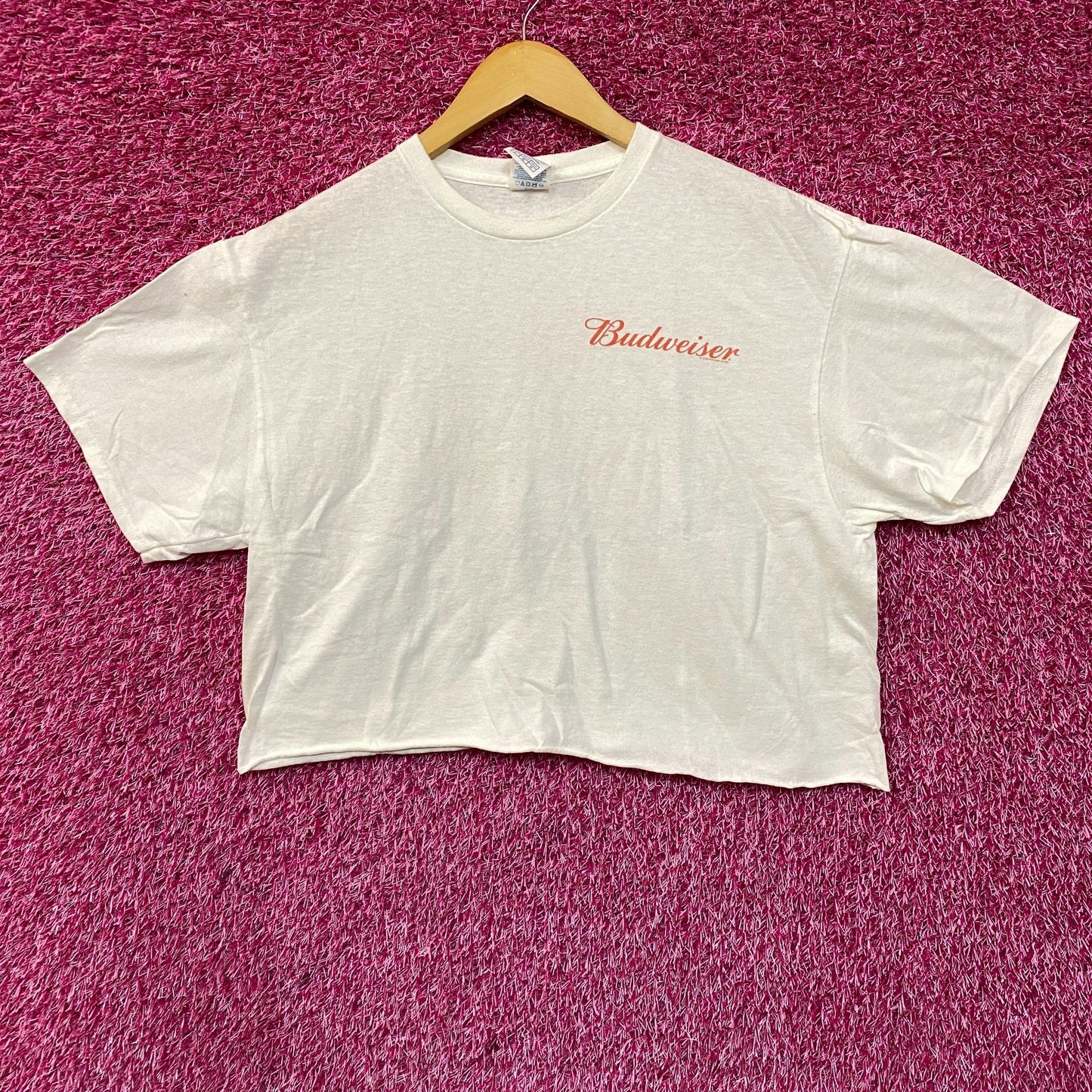 Budweiser Retro Style Crop Top size Large