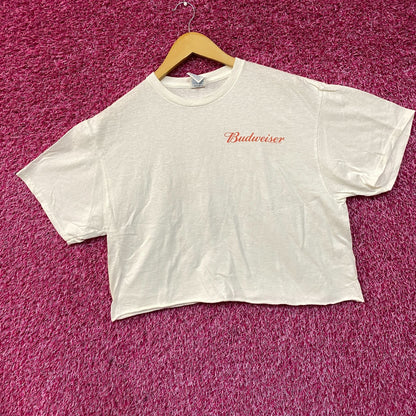 Budweiser Retro Style Crop Top size Large