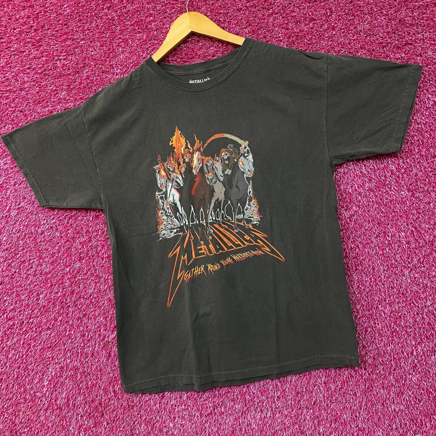 Metallica Four Horsemen of the Apocalypse Rock Tshirt size Medium