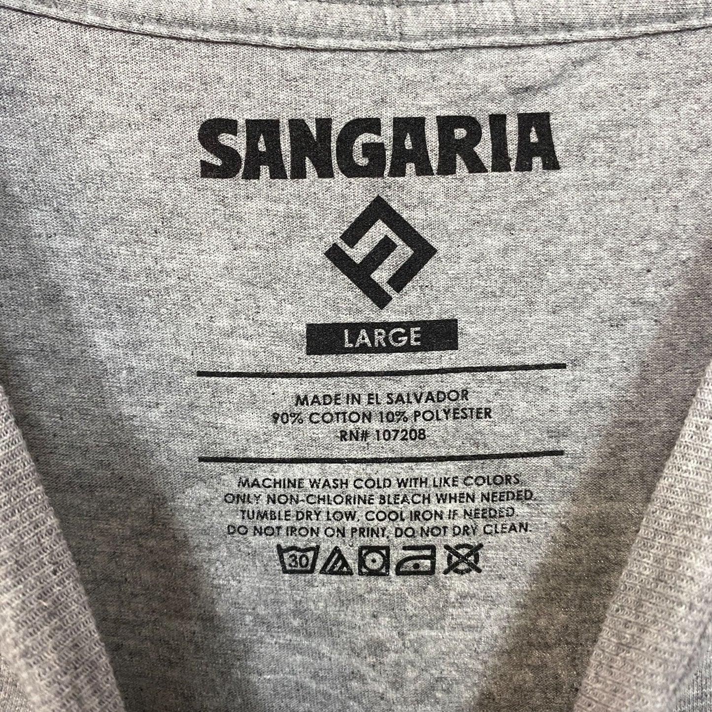 Strawberry Tsunami Sangaria Ramune Promo Gray Long Sleeve L