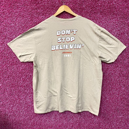Journey Don't Stop Believin 1981 Band T-Shirt 2XL
