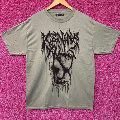 Ice Nine Inch Kills Silence Mask Rock Green Tee size Large
