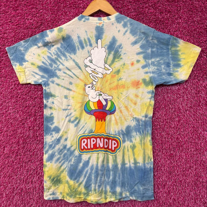 RIPNDIP Smokin Lord Nermal Tie Dye T-Shirt Small