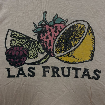 Junk Food Clothing Las Frutas Vintage Style Tissue Women's Crop Tank Small