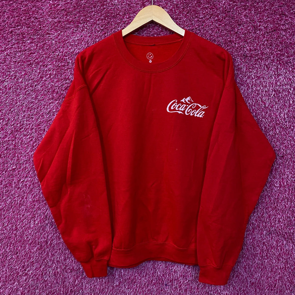 Coca-Cola Graphic Crewneck Sweatshirt Medium