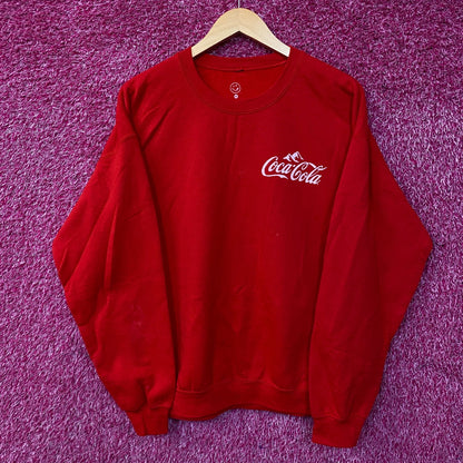 Coca-Cola Graphic Crewneck Sweatshirt Medium