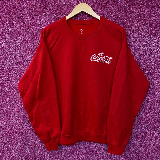 Coca-Cola Graphic Crewneck Sweatshirt Medium