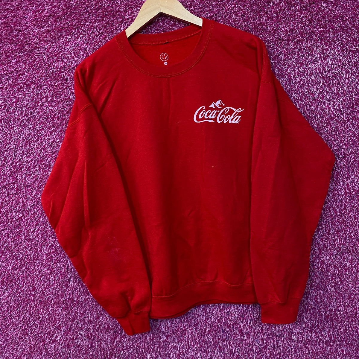 Coca-Cola Graphic Crewneck Sweatshirt Medium