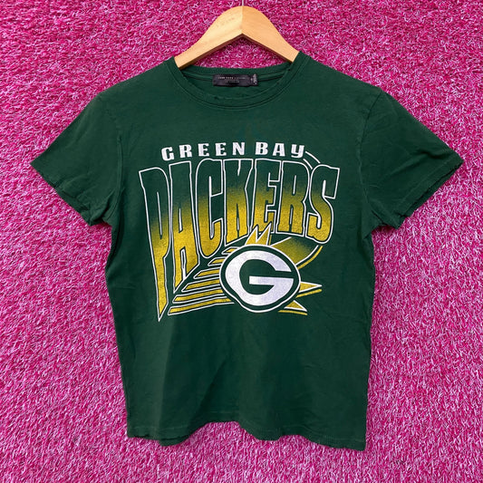 Junk Food Clothing NFL Green Bay Packers Chrome Retro Style T-Shirt XS