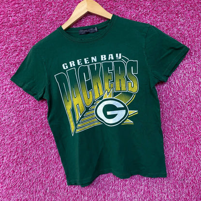 Junk Food Clothing NFL Green Bay Packers Chrome Retro Style T-Shirt XS