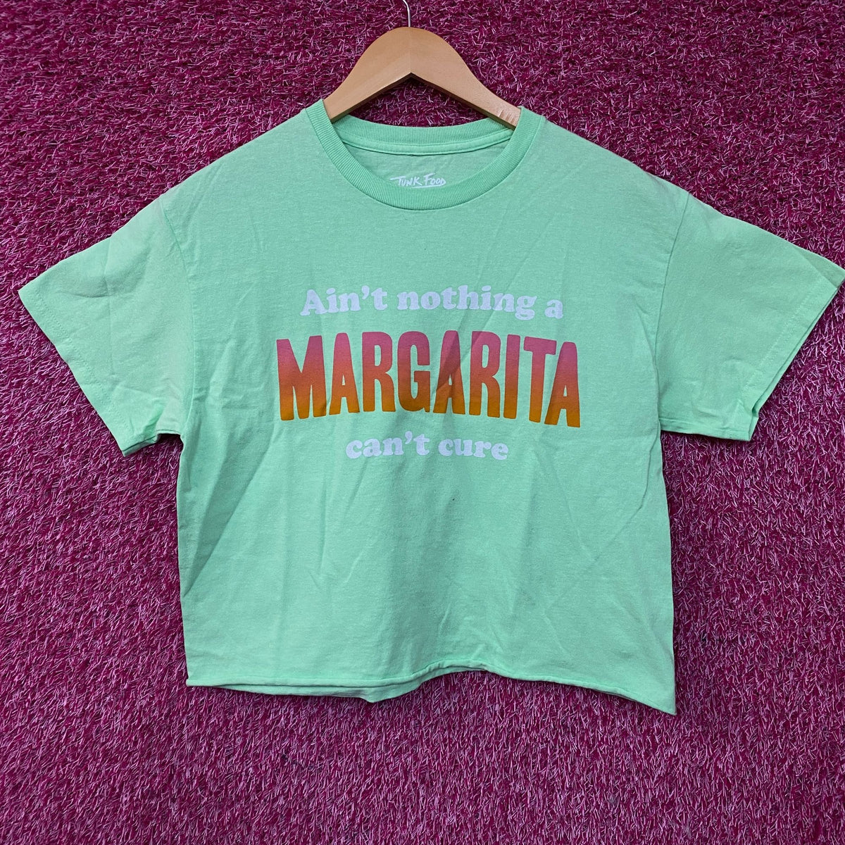 Ain't Nothing A Margarita Can't Cure Crop Top size Small