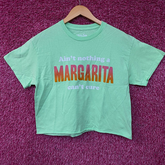 Ain't Nothing A Margarita Can't Cure Crop Top size Small