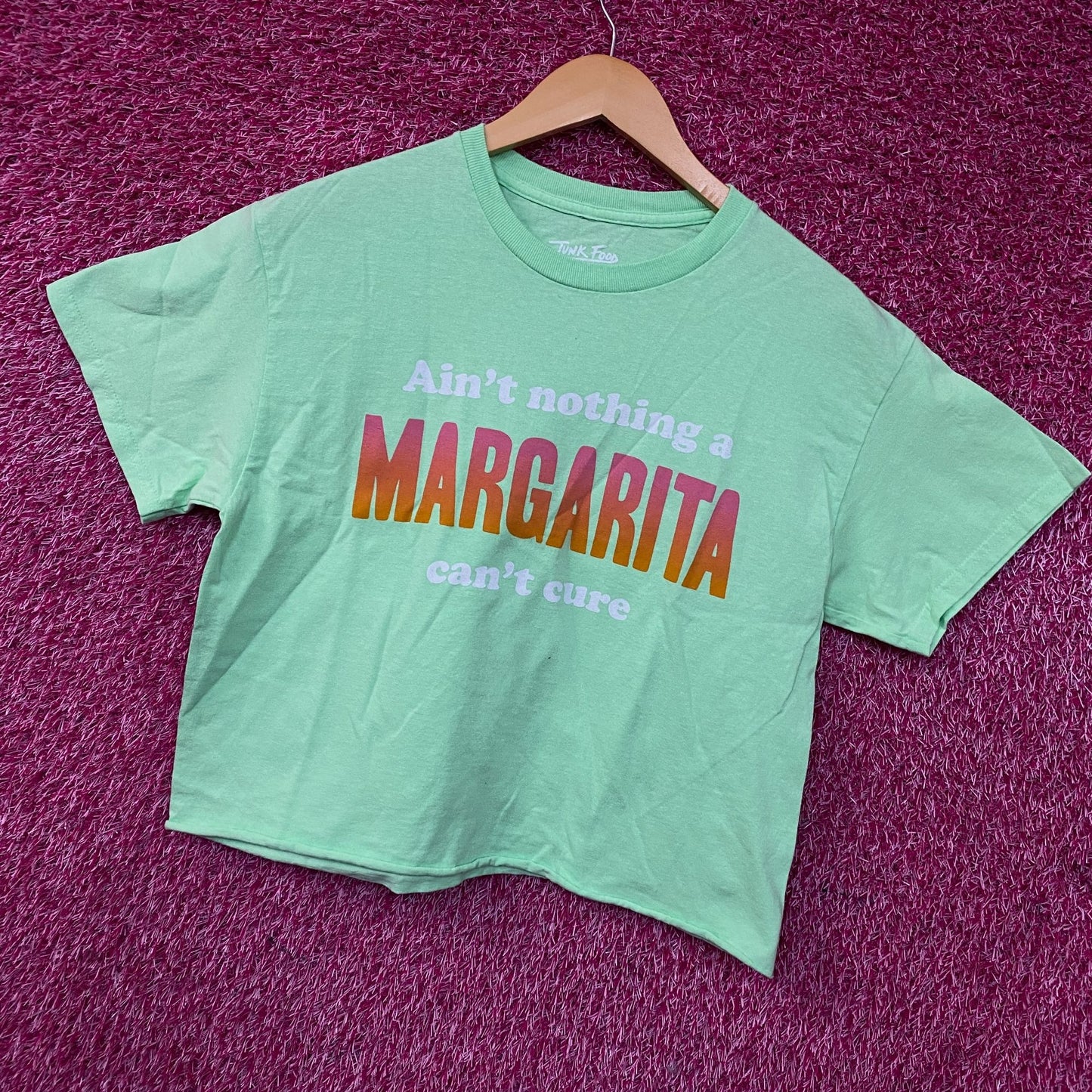 Ain't Nothing A Margarita Can't Cure Crop Top size Small