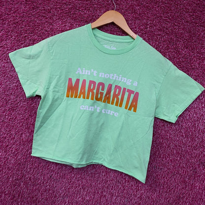 Ain't Nothing A Margarita Can't Cure Crop Top size Small