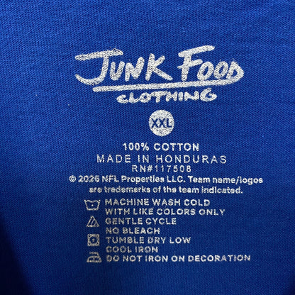 Junk Food Dallas Cowboys Back Lit 90s Style Tshirt size 2XL