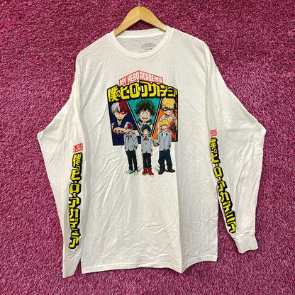 My Hero Academia Deku Bakugo Todoroki Anime Long Sleeve L