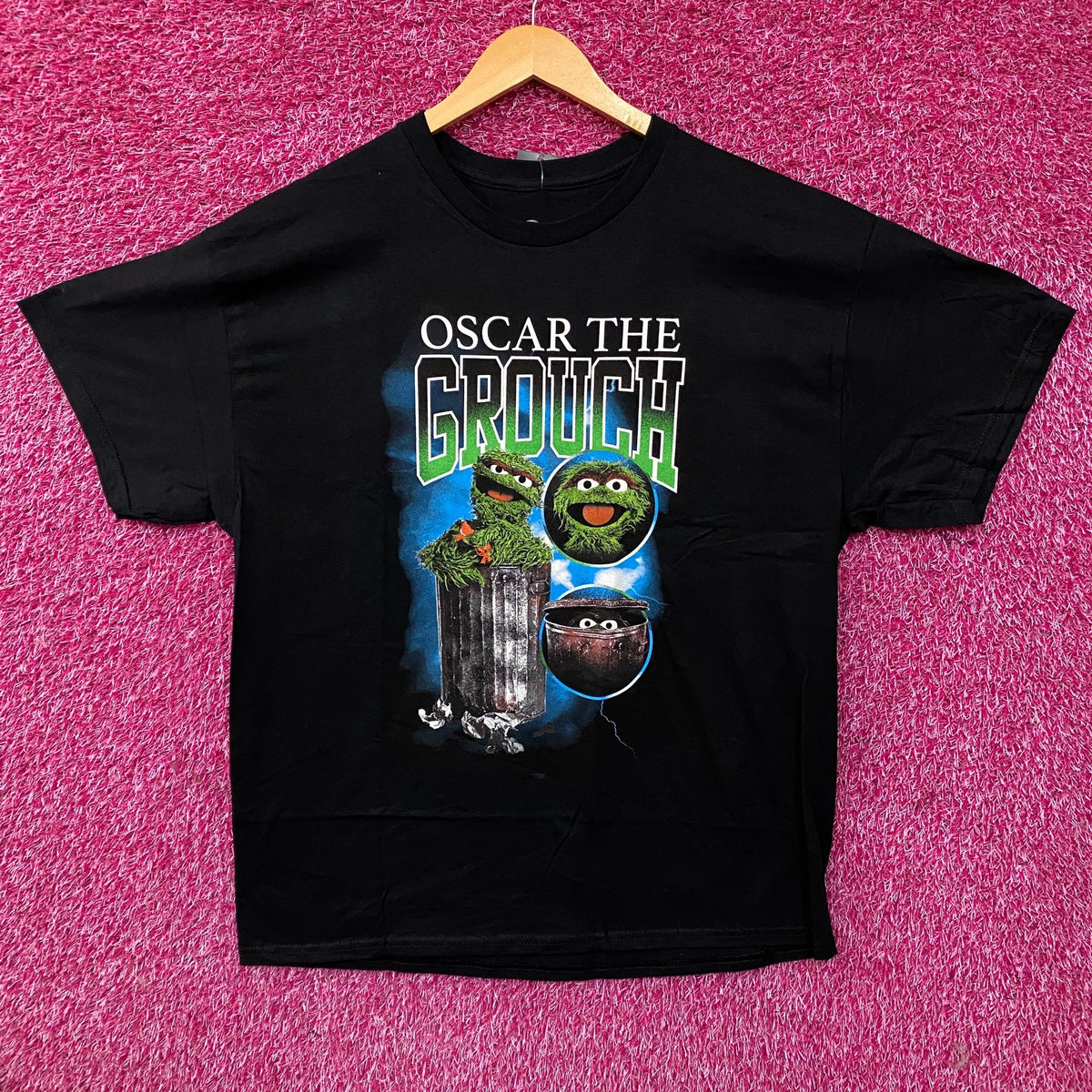 Sesame Street Oscar The Grouch Retro Graphic T-Shirt XL