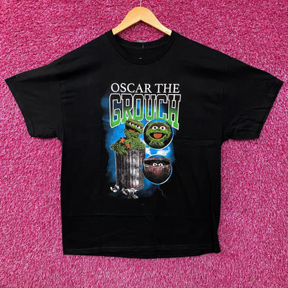 Sesame Street Oscar The Grouch Retro Graphic T-Shirt XL