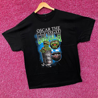 Sesame Street Oscar The Grouch Retro Graphic T-Shirt XL