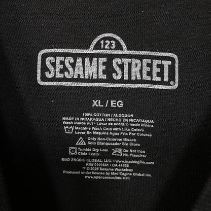 Sesame Street Oscar The Grouch Retro Graphic T-Shirt XL