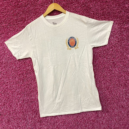 Luv Miller Lite Beer Logo Graphic Design Vintage Style Shirt Extra Small
