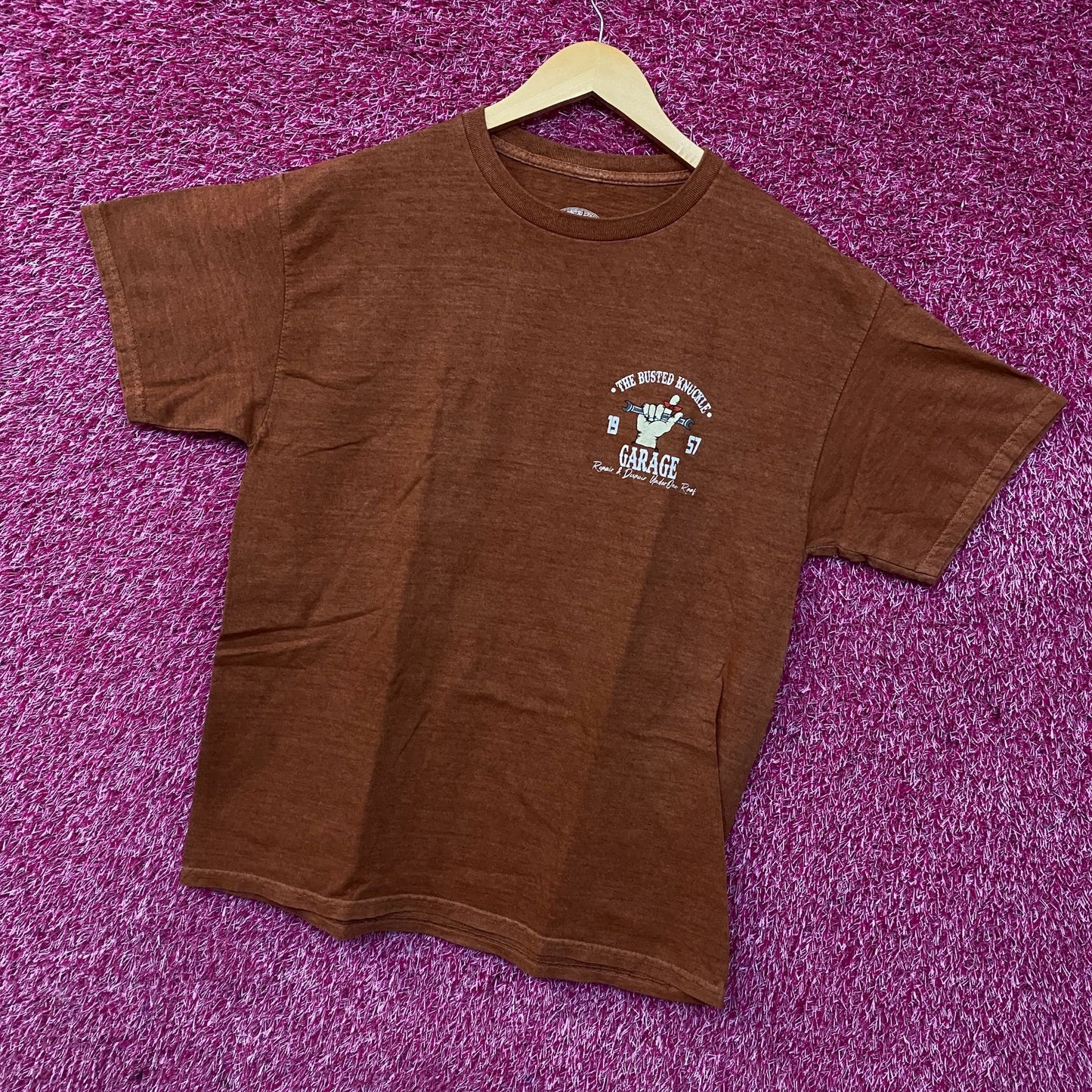 The Busted Knuckle Garage Graphic T-Shirt Small